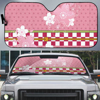 Japanese Asanoha Pattern Auto Sun Shade Charm Against Evil Spirits - Wonder Print Shop