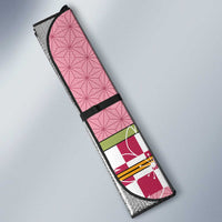 Japanese Asanoha Pattern Auto Sun Shade Charm Against Evil Spirits - Wonder Print Shop