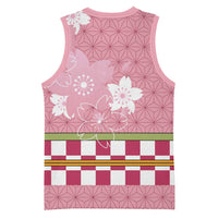 Japanese Asanoha Pattern Basketball Jersey Charm Against Evil Spirits - Wonder Print Shop