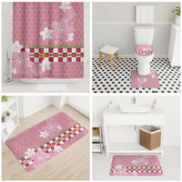 Japanese Asanoha Pattern Bathroom Set Charm Against Evil Spirits - Wonder Print Shop