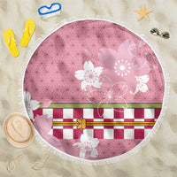 Japanese Asanoha Pattern Beach Blanket Charm Against Evil Spirits - Wonder Print Shop