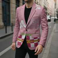 Japanese Asanoha Pattern Blazer Charm Against Evil Spirits - Wonder Print Shop