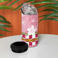 Japanese Asanoha Pattern 4 in 1 Can Cooler Tumbler Charm Against Evil Spirits - Wonder Print Shop