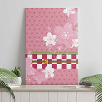 Japanese Asanoha Pattern Canvas Wall Art Charm Against Evil Spirits - Wonder Print Shop