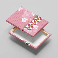 Japanese Asanoha Pattern Canvas Wall Art Charm Against Evil Spirits - Wonder Print Shop