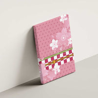 Japanese Asanoha Pattern Canvas Wall Art Charm Against Evil Spirits - Wonder Print Shop