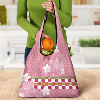 Japanese Asanoha Pattern Grocery Bag Charm Against Evil Spirits - Wonder Print Shop