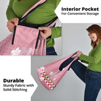 Japanese Asanoha Pattern Grocery Bag Charm Against Evil Spirits - Wonder Print Shop