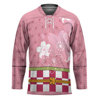 Japanese Asanoha Pattern Hockey Jersey Charm Against Evil Spirits - Wonder Print Shop