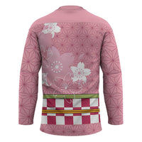 Japanese Asanoha Pattern Hockey Jersey Charm Against Evil Spirits - Wonder Print Shop