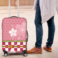 Japanese Asanoha Pattern Luggage Cover Charm Against Evil Spirits - Wonder Print Shop