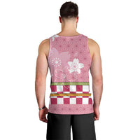 Japanese Asanoha Pattern Men Tank Top Charm Against Evil Spirits - Wonder Print Shop