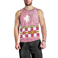Japanese Asanoha Pattern Men Tank Top Charm Against Evil Spirits - Wonder Print Shop