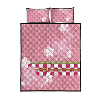 Japanese Asanoha Pattern Quilt Bed Set Charm Against Evil Spirits - Wonder Print Shop