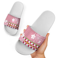 Japanese Asanoha Pattern Slide Sandals Charm Against Evil Spirits - Wonder Print Shop
