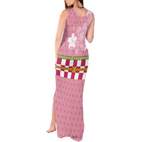 Japanese Asanoha Pattern Tank Maxi Dress Charm Against Evil Spirits - Wonder Print Shop