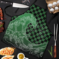 Japanese Asanoha Pattern Apron Water Breathing Slayer Dragon - Wonder Print Shop