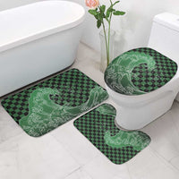 Japanese Asanoha Pattern Bathroom Set Water Breathing Slayer Dragon - Wonder Print Shop