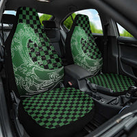 Japanese Asanoha Pattern Car Seat Cover Water Breathing Slayer Dragon - Wonder Print Shop