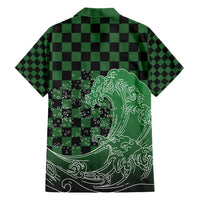 Japanese Asanoha Pattern Hawaiian Shirt Water Breathing Slayer Dragon - Wonder Print Shop