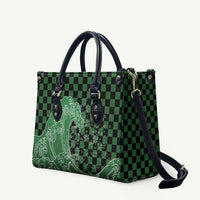 Japanese Asanoha Pattern Leather Bag Water Breathing Slayer Dragon - Wonder Print Shop