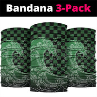 Japanese Asanoha Pattern Neck Gaiter Water Breathing Slayer Dragon - Wonder Print Shop