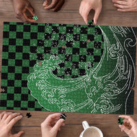 Japanese Asanoha Pattern Puzzle Water Breathing Slayer Dragon - Wonder Print Shop