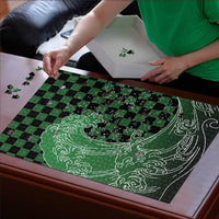 Japanese Asanoha Pattern Puzzle Water Breathing Slayer Dragon - Wonder Print Shop