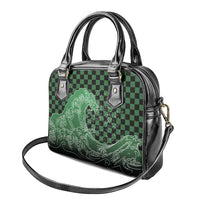 Japanese Asanoha Pattern Shoulder Handbag Water Breathing Slayer Dragon - Wonder Print Shop