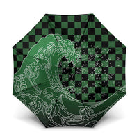 Japanese Asanoha Pattern Umbrella Water Breathing Slayer Dragon - Wonder Print Shop