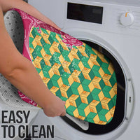 Japanese Bishamon-Kikkou Pattern Bathroom Set Water Pillar Silent River Flow - Wonder Print Shop