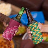 Japanese Bishamon-Kikkou Pattern 4 in 1 Can Cooler Tumbler Water Pillar Silent River Flow - Wonder Print Shop