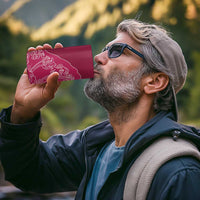 Japanese Bishamon-Kikkou Pattern 4 in 1 Can Cooler Tumbler Water Pillar Silent River Flow - Wonder Print Shop