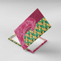 Japanese Bishamon-Kikkou Pattern Canvas Wall Art Water Pillar Silent River Flow - Wonder Print Shop