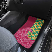 Japanese Bishamon-Kikkou Pattern Car Mats Water Pillar Silent River Flow - Wonder Print Shop
