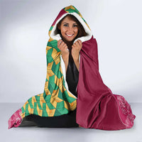 Japanese Bishamon-Kikkou Pattern Hooded Blanket Water Pillar Silent River Flow - Wonder Print Shop