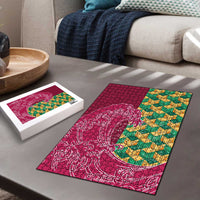 Japanese Bishamon-Kikkou Pattern Puzzle Water Pillar Silent River Flow - Wonder Print Shop