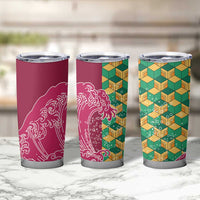 Japanese Bishamon-Kikkou Pattern Tumbler Cup Water Pillar Silent River Flow - Wonder Print Shop