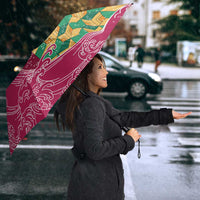 Japanese Bishamon-Kikkou Pattern Umbrella Water Pillar Silent River Flow - Wonder Print Shop