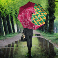 Japanese Bishamon-Kikkou Pattern Umbrella Water Pillar Silent River Flow - Wonder Print Shop