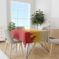 Japanese Kaen Pattern Tablecloth Flame Pillar Blazing Lion Heart - Wonder Print Shop