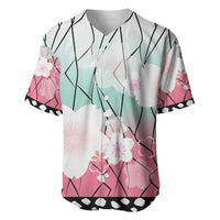 Japanese Kocho Pattern Baseball Jersey Insect Pillar Butterfly Flower Fairy - Wonder Print Shop