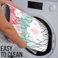 Japanese Kocho Pattern Bathroom Set Insect Pillar Butterfly Flower Fairy - Wonder Print Shop