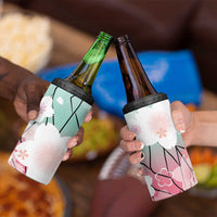 Japanese Kocho Pattern 4 in 1 Can Cooler Tumbler Insect Pillar Butterfly Flower Fairy - Wonder Print Shop