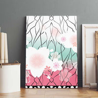 Japanese Kocho Pattern Canvas Wall Art Insect Pillar Butterfly Flower Fairy - Wonder Print Shop