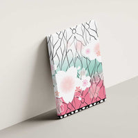 Japanese Kocho Pattern Canvas Wall Art Insect Pillar Butterfly Flower Fairy - Wonder Print Shop