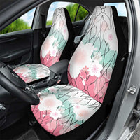 Japanese Kocho Pattern Car Seat Cover Insect Pillar Butterfly Flower Fairy - Wonder Print Shop