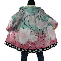 Japanese Kocho Pattern Cloak Insect Pillar Butterfly Flower Fairy - Wonder Print Shop