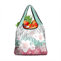 Japanese Kocho Pattern Grocery Bag Insect Pillar Butterfly Flower Fairy - Wonder Print Shop