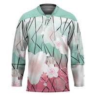 Japanese Kocho Pattern Hockey Jersey Insect Pillar Butterfly Flower Fairy - Wonder Print Shop
